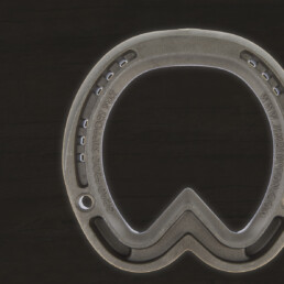 Jim Blurton Graduated Frog Support - Front Shoe - Side Clipped, visit the shop to buy online, horseshoes, farrier tools & accessories distributed worldwide.