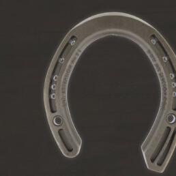 Jim Blurton Lateral Extension - Hind Shoe - Side Clipped, visit the shop to buy online, horseshoes, farrier tools & accessories distributed worldwide.