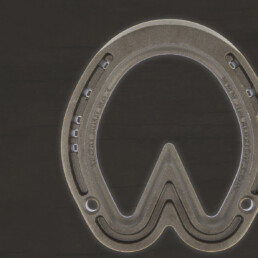Jim Blurton Sport Hindbar - Front Shoe - Side Clipped, visit the shop to buy online, horseshoes, farrier tools & accessories distributed worldwide.
