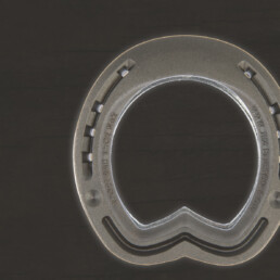 Jim Blurton Sport Straight Bar - Front Shoe - Side Clipped, visit the shop to buy online, horseshoes, farrier tools & accessories distributed worldwide.